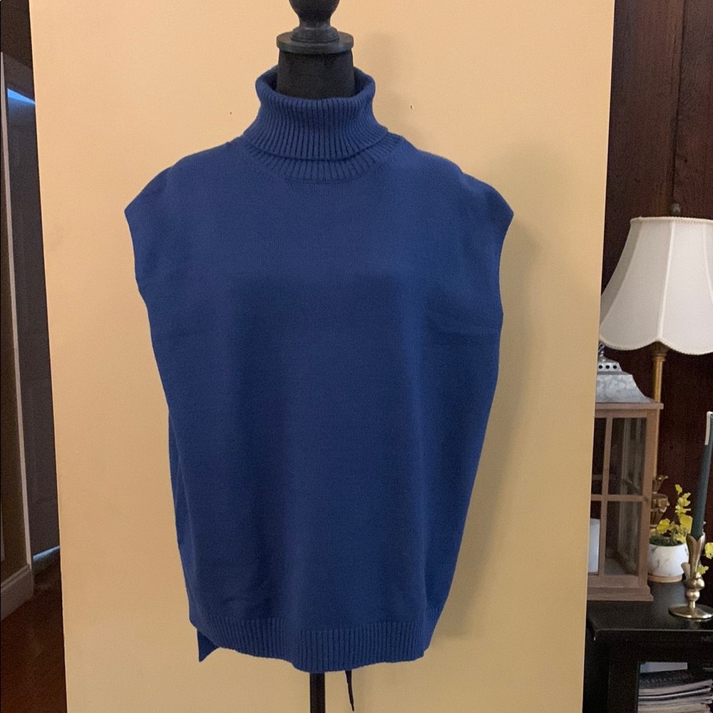 Umgee Navy Turtleneck Sweater